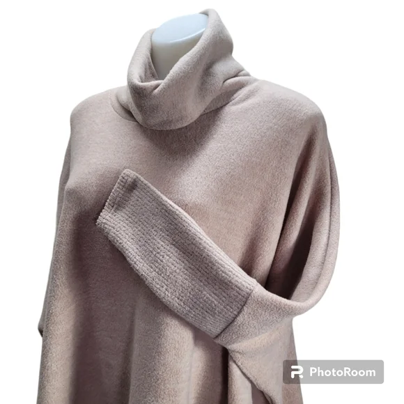 Cherish Sweaters Cherish Highlow Boxy Pullover Cowl Neck